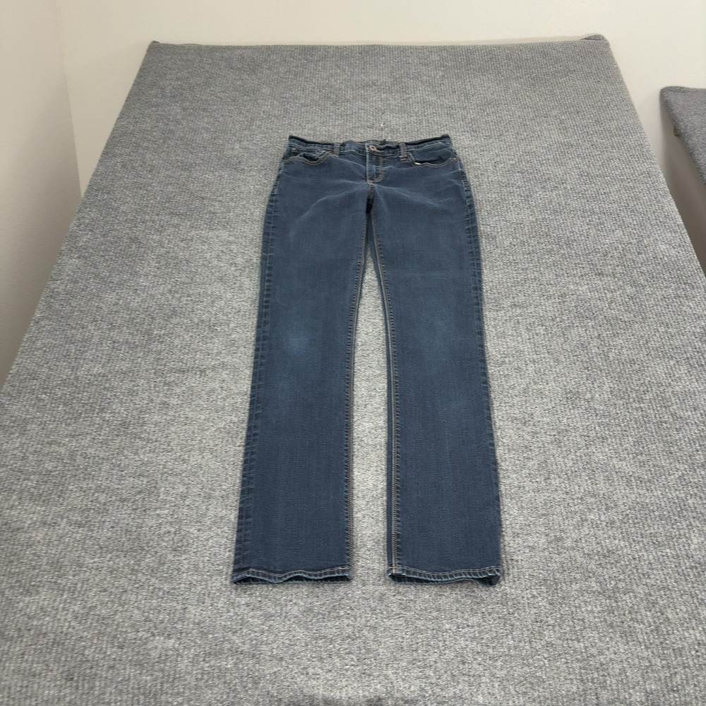 Lucky Brand Jeans Women 8/29 Blue Cotton Polyester Spandex Slim Straight Classic